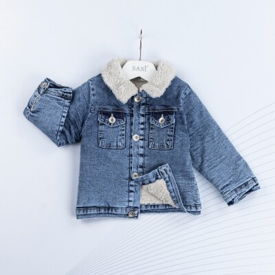 Wholesale Boys Denim Coat 2-5Y Sani 1068-9909 - Sani
