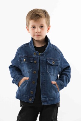 Wholesale Boys Denim Jacket 6-9Y Varol Kids 1073-8010 - Varol Kids (1)