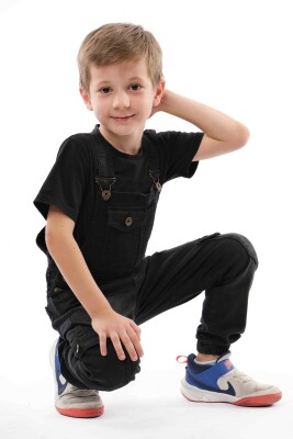 Wholesale Boys Denim Overalls (T-shirt Not Included) 2-5Y Varol Kids 1073-8013 - Varol Kids