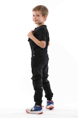 Wholesale Boys Denim Overalls (T-shirt Not Included) 6-9Y Varol Kids 1073-8014 - Varol Kids