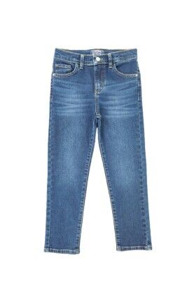 Wholesale Boys Denim Pants 5-8Y Lemon 1015-B-4-C Blue