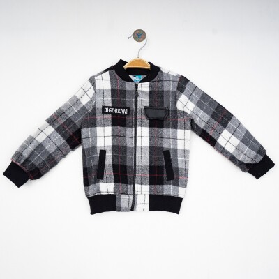 Wholesale Boys Flannel Cardigan 6-9Y Timo 1018-T4EDÜ012222363 - Timo (1)