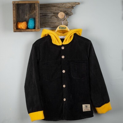 Wholesale Boys Hooded Jacket 6-9Y Timo 1018-T3EDÜ012224753 - Timo