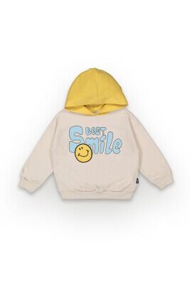 Wholesale Boys Hoodie Sweatshirt 2-5Y Tuffy 1099-7065 Beige