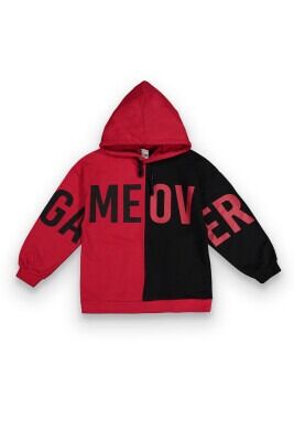 Wholesale Boys Hoodie Sweatshirt 6-9Y Tuffy 1099-7112 Red