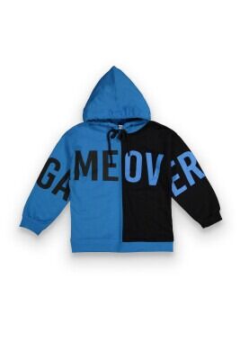 Wholesale Boys Hoodie Sweatshirt 6-9Y Tuffy 1099-7112 Saxe