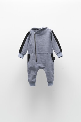 Wholesale Boys Jumpsuit with Zipper 2-5Y Moi Noi 1058-MN10662 Blue