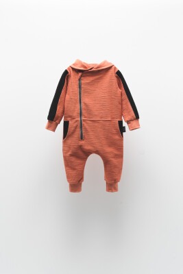 Wholesale Boys Jumpsuit with Zipper 2-5Y Moi Noi 1058-MN10662 Tile Red 