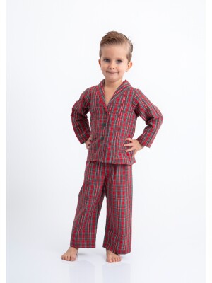 Wholesale Boys Pajamas Set 2-11Y KidsRoom 1031-5664 Red