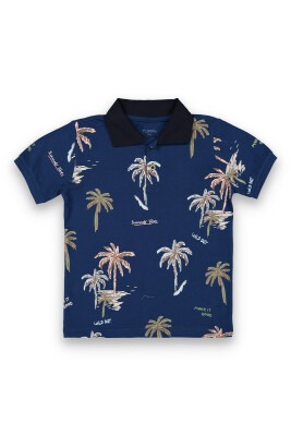 Wholesale Boys Patterned T-Shirt 10-13Y Tuffy 1099-8157 - Tuffy