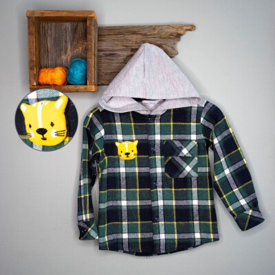 Wholesale Boys Plaid Shirt 2-5Y Timo 1018-T3EDÜ014239232 - Timo (1)