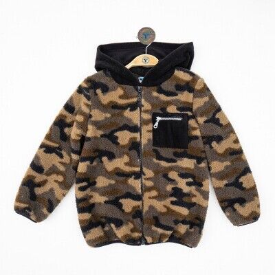 Wholesale Boys Polar Coat 2-5Y Timo 1018-T4EDÜ012221762 Khaki