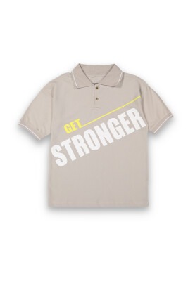 Wholesale Boys Printed T-Shirt 10-13Y Tuffy 1099-8158 Gray