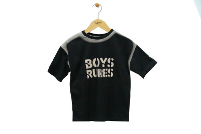 Wholesale Boys Printed T-shirt 6-9Y Tuffy 1099-8104 Brown