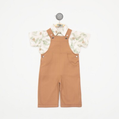  Wholesale Boys Romper Set With Shirt 2-5Y Timo 1018-TEDT012231492 - Timo
