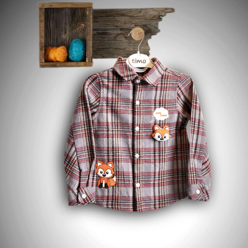 Wholesale Boys Shirt 2-5Y Timo 1018-T3EDÜ012235882 - 1