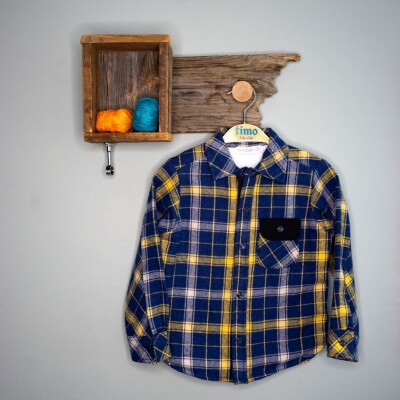 Wholesale Boys Shirt 2-5Y Timo 1018-T3EDÜ014239832 - Timo