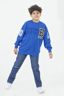 Wholesale Boys Sweat 9-14Y DMB Boys&Girls 1081-4971 Saxe
