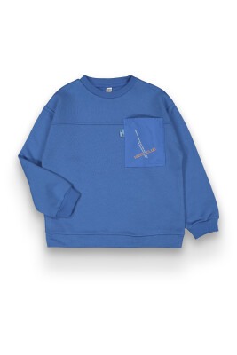 Wholesale Boys Sweatshirt 10-13Y Tuffy 1099-368 Saxe
