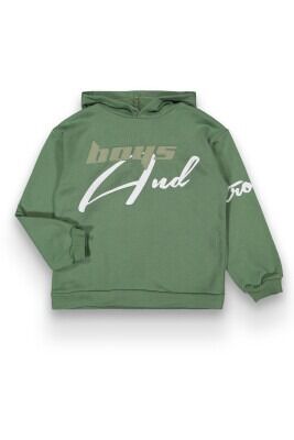 Wholesale Boys Sweatshirt 10-13Y Tuffy 1099-369 Green