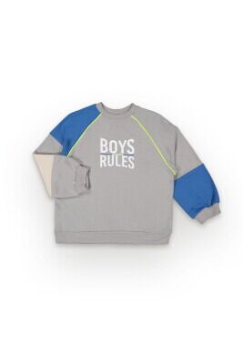 Wholesale Boys Sweatshirt 10-13Y Tuffy 1099-7157 Gray