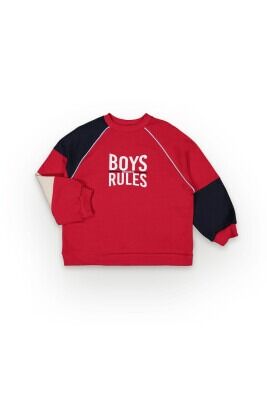 Wholesale Boys Sweatshirt 10-13Y Tuffy 1099-7157 Red