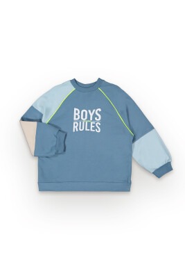 Wholesale Boys Sweatshirt 10-13Y Tuffy 1099-7157 Indigo