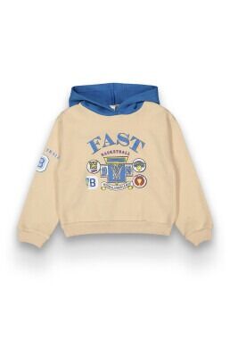 Wholesale Boys Sweatshirt 6-9Y Tuffy 1099-323 Beige