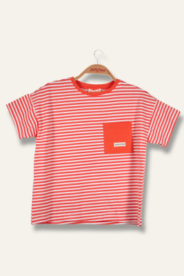 Wholesale Boys T-shirt 1-14Y Zeyland 1070-251Z3SCG52 Coral2