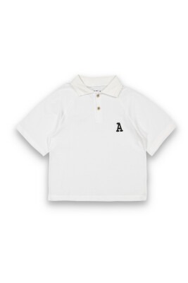 Wholesale Boys T-shirt 10-13Y Tuffy 1099-8167 Ecru