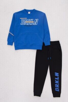 Wholesale Boys Tracksuit Set 5-9Y DMB Boys&Girls 1081-4967 Saxe