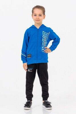 Wholesale Boys Tracksuit Set 5-9Y DMB Boys&Girls 1081-4968 Saxe