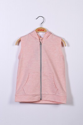 Wholesale Boys Vest with Hooded 1-4Y Zeyland 1070-221Z2LPY24 Pink