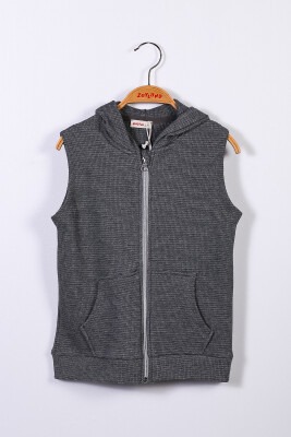 Wholesale Boys Vest with Hooded 5-12Y Zeyland 1070-221Z2LPY22 - Zeyland