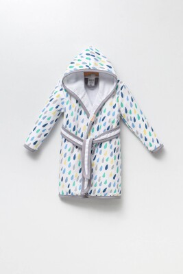 Wholesale Childrens Bathrobe 1-4Y Ramel Kids 1072-497 - Ramel Kids (1)
