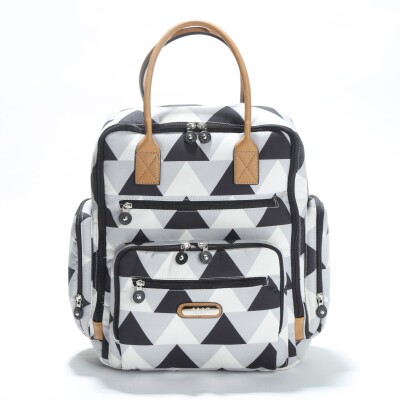 Wholesale Diaper Bag Baby Care 0-12M My Collection 1082-6720 Grey-Black