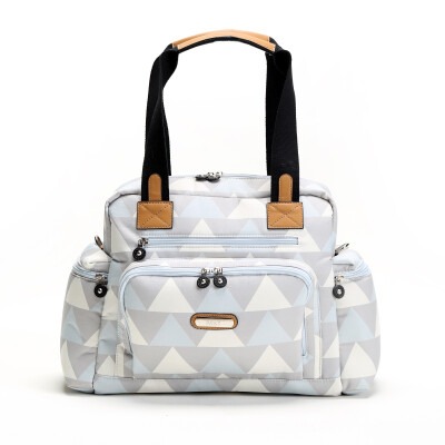 Wholesale Diaper Bag Baby Care 0-12M My Collection 1082-6730 Grey-Blue