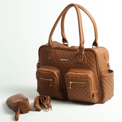 Wholesale Diaper Bag Baby Care 0-12M My Collection 1082-7010 Tan