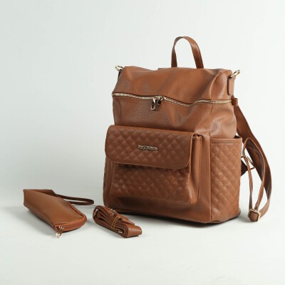 Wholesale Diaper Bag Baby Care 0-12M My Collection 1082-7040 Tan