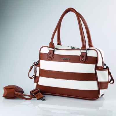 Wholesale Diaper Bag Baby Care My Collection 1082-7050 Tan-White
