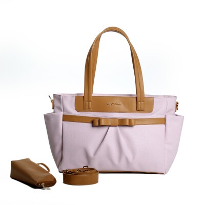 Wholesale Diaper Bag Baby Care My Collection 1082-7250 Lilac - Tan