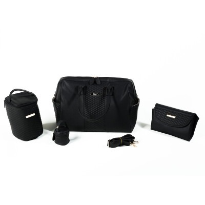 Wholesale Diaper Bag Baby Care Set 0-12M My Collection 1082-7240 Black