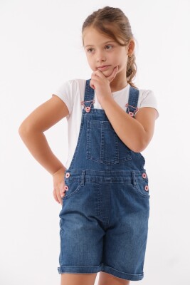 Wholesale Girl Shorts Overalls 6-9Y Varol Kids 1073-7283 - Varol Kids (1)