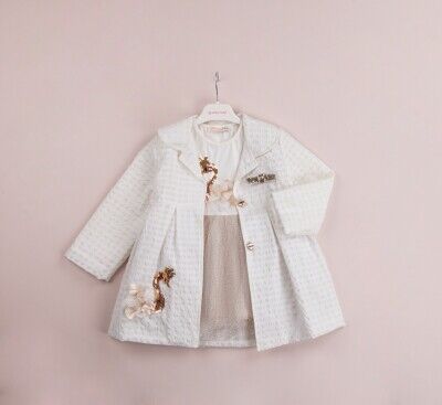 Wholesale Girls 2-Piece Coat and Dress Set 1-4Y BabyRose 1002-4018 - BabyRose