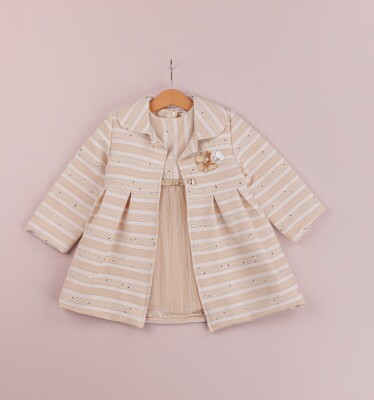Wholesale Girls 2-Piece Coat and Dress Set 2-5Y BabyRose 1002-4228 - Babyrose