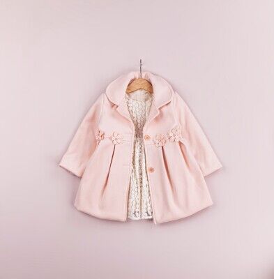 Wholesale Girls 2-Piece Coat and Dress Set 2-5Y BabyRose 1002-4359 Blanced Almond