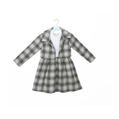 Wholesale Girls 2-Piece Dress and Jacket Set 3-6Y Büşra Bebe 1016-23231 - Büşra Bebe (1)
