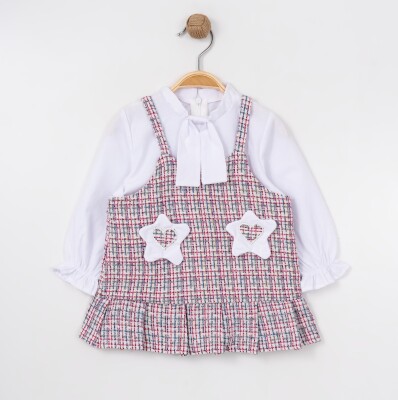 Wholesale Girls 2-Piece Shirts and Dress Set 1-4Y Tofigo 2013-9020 White