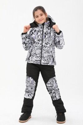 Wholesale Girls 2-Piece Ski Sets Coat and Pants Set 6-14Y Benitto Kids 2007-51264 - Benitto Kids