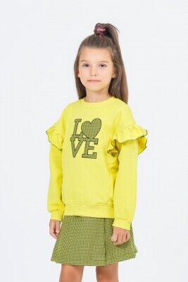 Wholesale Girls 2-Piece Skirt and Sweatshirt Set 5-9Y DMB Boys&Girls 1081-9673 Yellow